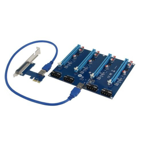 Sedna - Pci Express 1X Slots Riser / 4 Port Multiplier