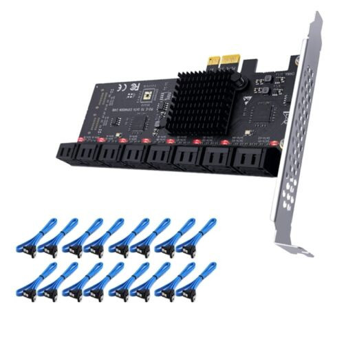 Expansion Card Iii Adapter Pcie 1X Ports Sata3.0 Expansion Card