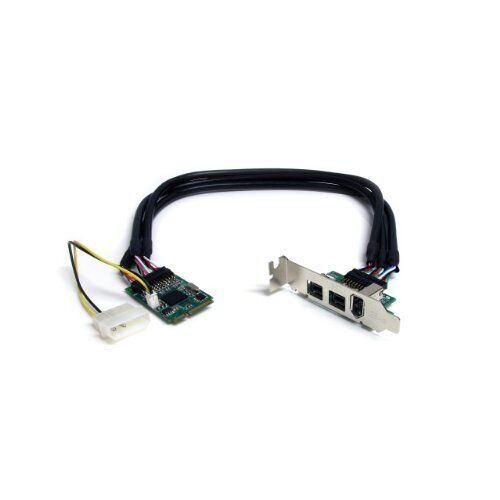 Startech.Com 3 Port 2B 1A 1394 Mini Pci Express Firewire Card Adapter - 1 X