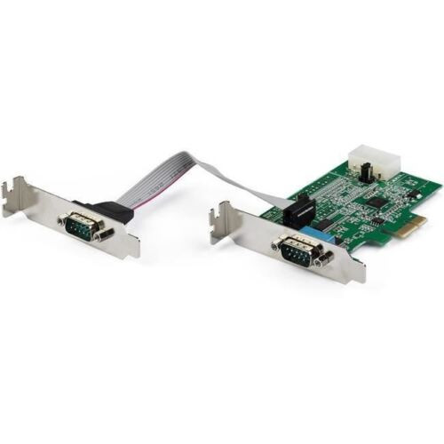 Startech.Com 2-Port Pci Express Rs232 Serial Adapter Card - Pcie Serial Db9 Cont