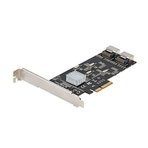 Startech.Com 8 Port Sata Pcie Card, Pci Express 6Gbps Sata Expansion Card With 4