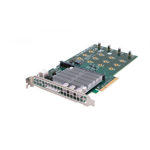 Supermicro Aoc-Shg3-4M2P Pcie3.0X8 Carrier Card For Up To Four Nvme M.2 Ssds