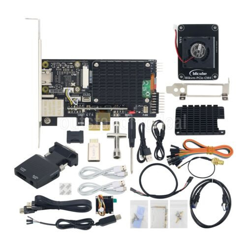 Blikvm Pcie Add-In Card With Cooling Fan & Oled Display Blikvm Pcie Card Version