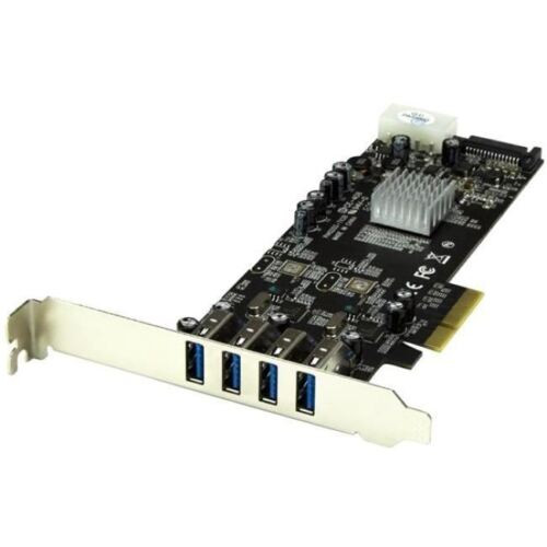 Startech.Com 4 Port Pci Express (Pcie) Superspeed Usb 3.0 Card Adapter W- 2 Dedi