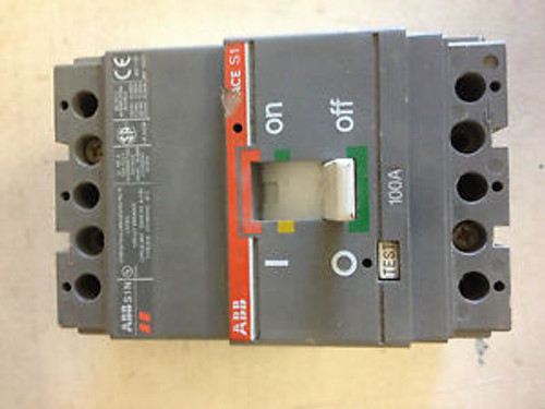 S1N ABB 100A 3 Pole Circuit Breaker