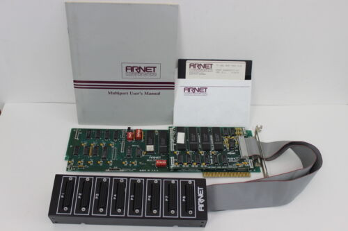 Arnet Multi-4 Multi-8 Multiport Isa Adapter W/ Plus4 Quad Rs232 Expanded Module