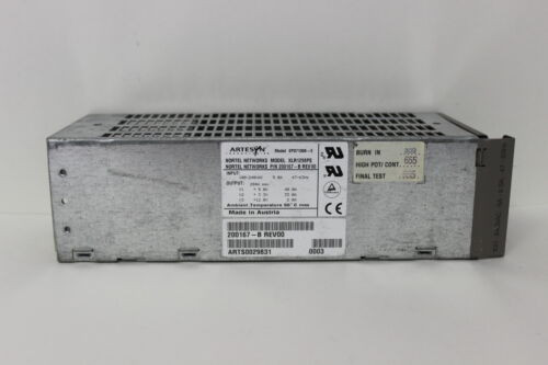 Nortel Networks Artesyn 200167-B 284 Watt Power Supply Module Xlr1298Ps