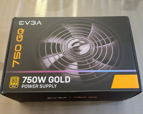 Evga 750 Gq 750 WPower Supply (210-Gq-0750-V1) - Excellent Condition - Clean