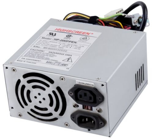 Power Supply At Computer Retro Highscreen Hp-200 Ppen 200W At Molex Fdd