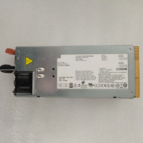 For Dell R910 T710 Power Supply L1100A-S0 Ps-2112-2D1-Lf 0Tcvrr 1Y45R 1100W