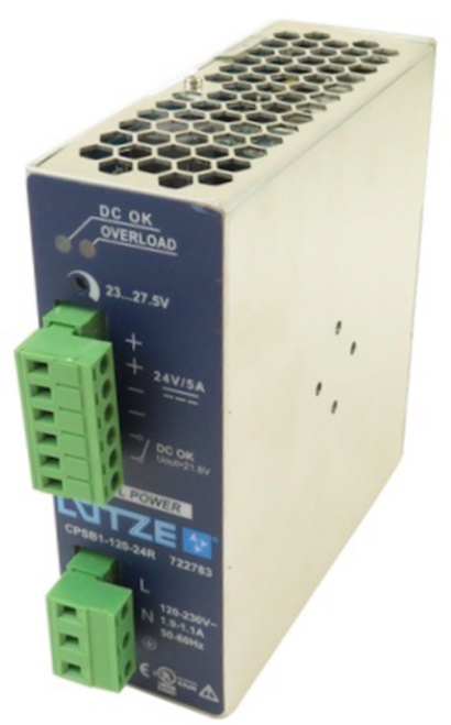 Lutze 722783 Cpsb1-120-24R Power Supply