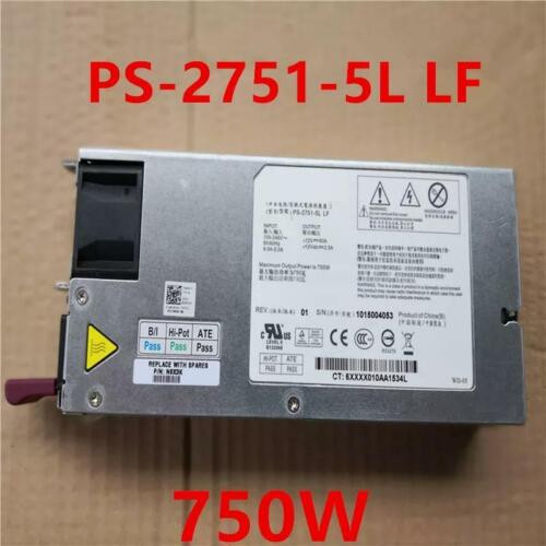 For Dell C6100 C5100 Server Power Supply Ps-2751-5L Lf N8X3K 750W