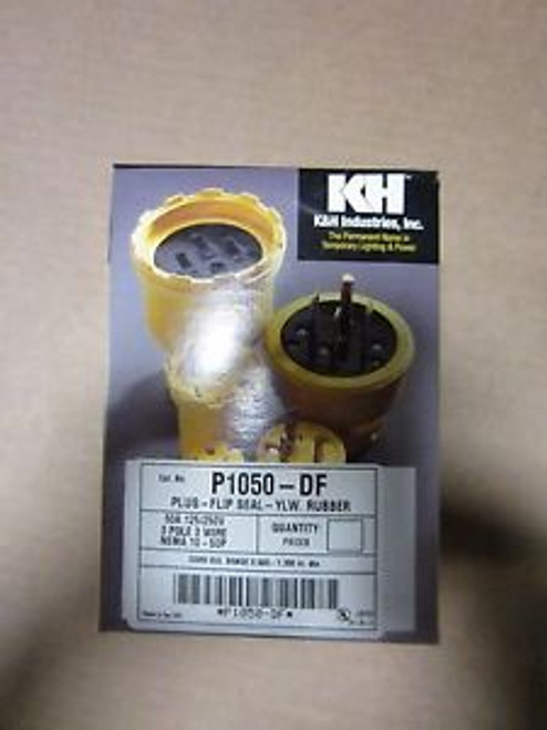 K&H INDUSTRIES P1050-DF PLUG 10-50P 50A 125/250V