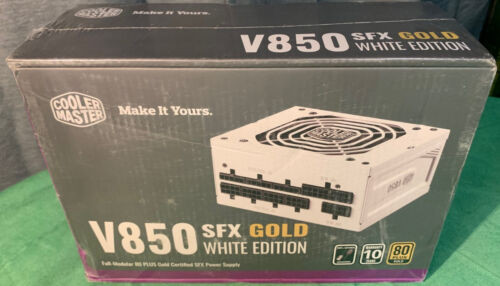 Cooler Master V850 Sfx Gold White Edition Fully Modular 850W Psu (80+ Gold)