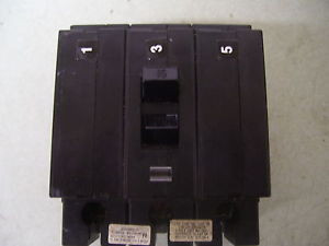SQUARE D CIRCUIT BREAKER CAT EH34015 15 AMP 3 POLE 480 VOLT