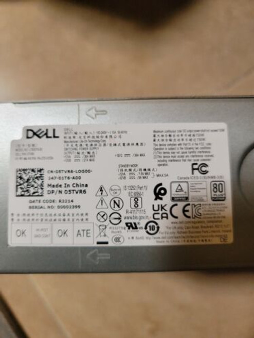 Alienware Aurora R13 Oem 750 Watt 80 Plus Platinum Psu