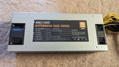 110V/1450W, 220V/1650W, 10 X 6 Pin Pci-E Gpu Asic Mining Power Supply