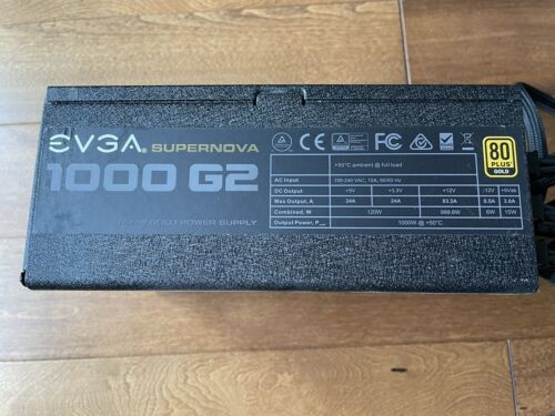 Evga Supernova 1000 G2 1000W Power Supply 80 Plus Gold