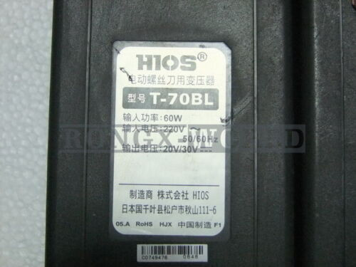 1Pc Used Electric Batch Power Supply Bl Series Hios T-70Bl 220V Input