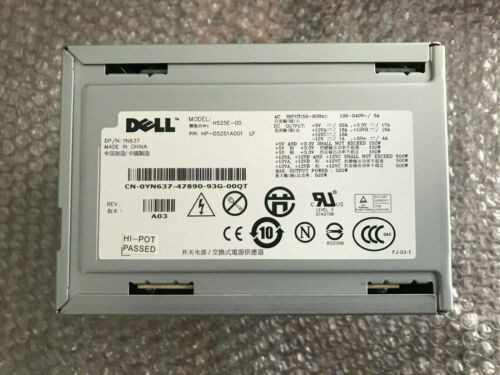 Original N525E-00 H525E-00 Power Supply For Dell Precision 380 T3400 T410 525W