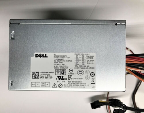 Dell 460W Power Supply 5675 8910 8920 8500 8700 Alienware R5 R6 Dm1Rw Ac460Am01