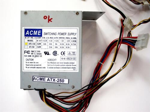 Acme Atx Power Supply, Atx-250