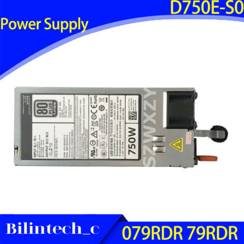 For Dell R620 520 720 820 920 750W Power Supply D750E-S0 079Rdr 79Rdr