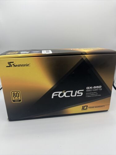 Seasonic Focus Gx-550W 80 Plus Gold Power Supply Â-Open Box .Ship