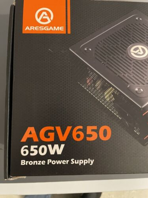 Aresgame Agv650 80 Plus Bronze Modular Power Supply