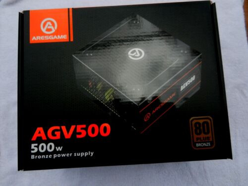 Power Supply 500W 80 Plus Bronze Certified Psu (Aresgame, Agv500)