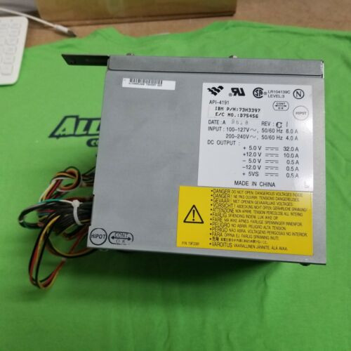 Vintage Ibm 73H3397Power Supply Api-4191 D75456 79F3391
