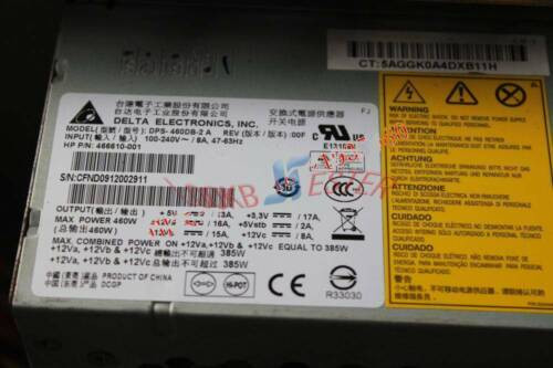 One For Used Ml150G6 Ml330G6 Power Supply 466610-001 Dps-460Db-2 A