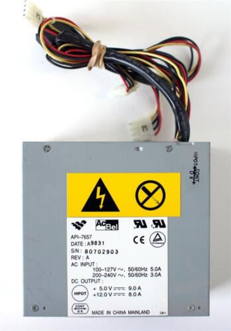 Pwr Supply, Api-7657 A9847 Rev A
