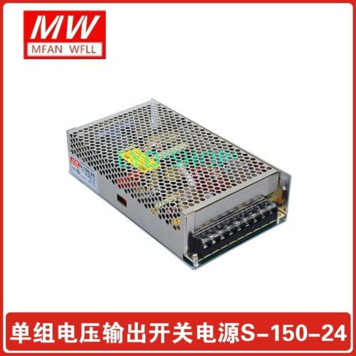 1Pcs New Mean Well Switching Power Supply S-150-24 Ac220V-Dc24V/6.5A 150W