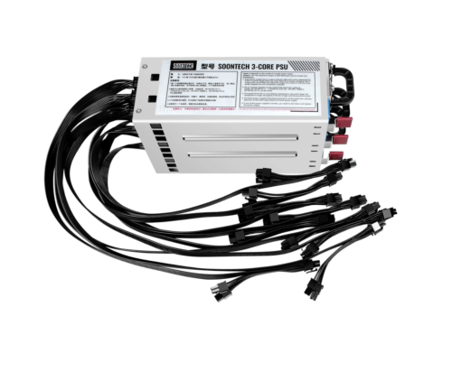 Soontech 2250W Mining Power Supply, Full Voltage 110~220V 3-Core Psu Support ...