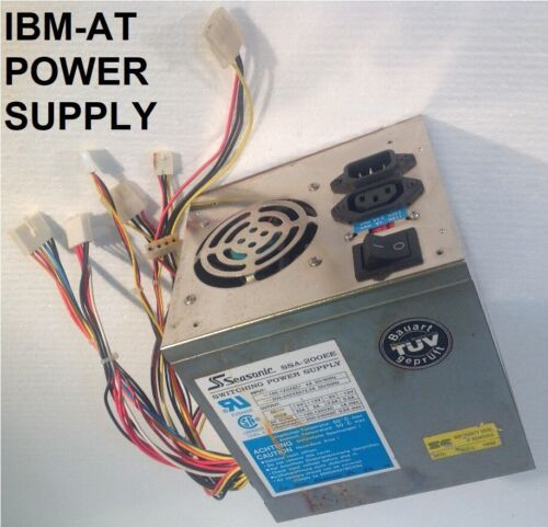 Vintage Generic Ibm At Ps Power Supply, For Desk Top Case