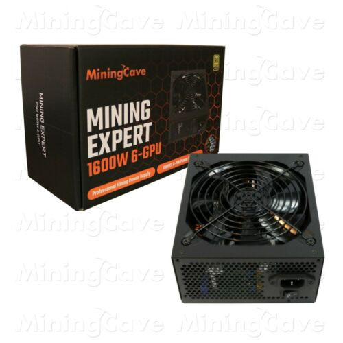 Mining Power Supply 1600W Direct 6 Pin To Riser For 6 Gpu