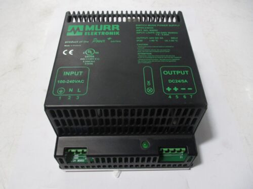 Murr Elektronik Switch Mode Power Supply Mps5-230/24 85053 100-240V 50/60Hz Ip20