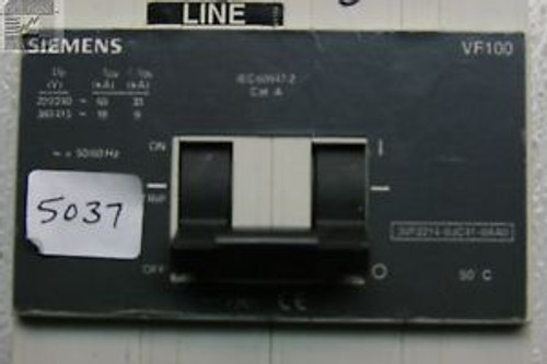 Siemens 3VF2214-0JC41-0AA0 Circuit Breaker 16A DIN Rail Mount