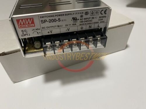 New 1Pc Meanwell Sp-200-5 5V40A Switching Power Supply