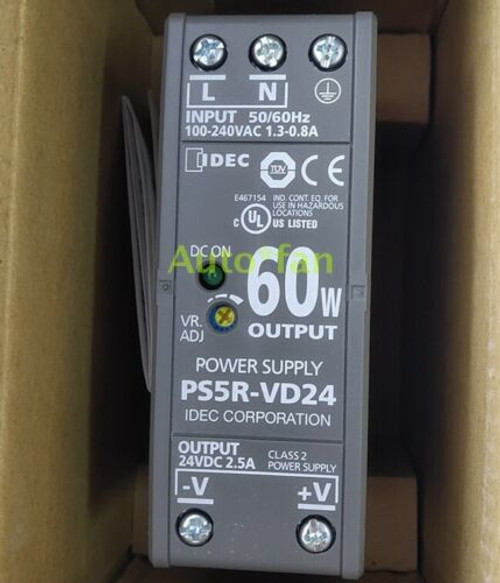 1Pcs New For Idec Ps5R-Vd24 Input 100-240Vac 1.3-0.8A Switching Power Supply