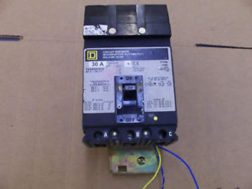 Square D FA34030 1212 30 Amp 3 Pole 480 V I Line Circuit Breaker With Shunt
