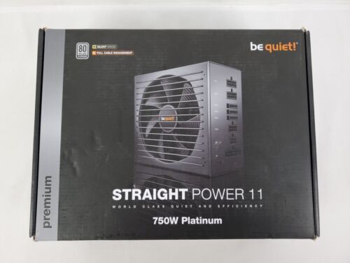 Be Quiet E11-Pt-750W Straight Power 11, 750W 80 Plus Platinum Power Supply