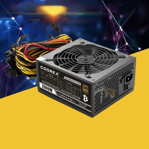 2000W Computer Power Supply Dedicated Server Power Support 8Pcs Graphic Cards