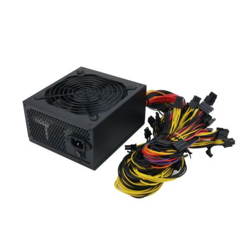 1800W Pc Power Supply Server Mining Power Supply Support 6 Graphics Cards #Top