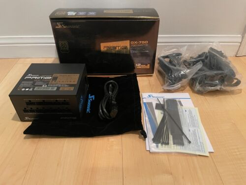 Seasonic Prime 750W 80 Plus Gold Atx Modular Power Supply Gx-750 Ssr-750Gd