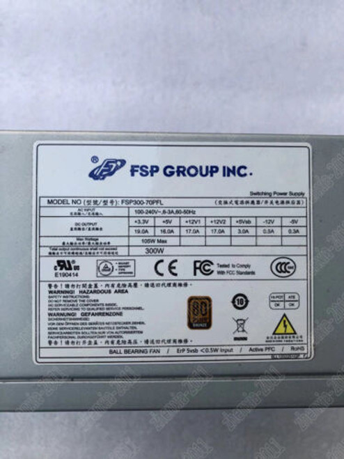 1Pc Used Fsp-300-70Pfi Power Supply
