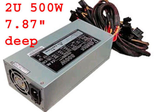 Enhance Enh-2150 2U 500W Psu, 7.87" Deep Only(Can Replace P2H-5500V, Tc-2U46)