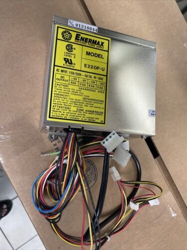 Vintage Enermax Computer Supply E220P-U 115V/230V