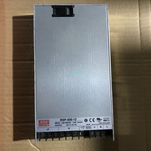 1Pc For Brand New Mean Well Power Supply Rsp-500-12